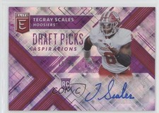 2018 Panini Elite Draft Picks Aspirations Purple 10/99 Tegray Scales Auto 0w8