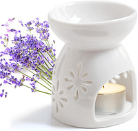 Keramik Duftlampe FüR ÄTherische ÖLe, Aromalampe Mit Teelichthalter, DuftöL Diff