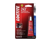 Loctite 1330799 243 Blue Oil Resistant Threadlocker Tube - 6 ml 6-ml, Blue,Red