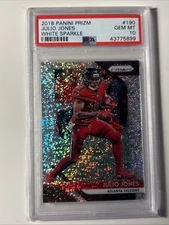 2018 Panini Prizm - Julio Jones #190 White Sparkle GEM PSA 10 SSP