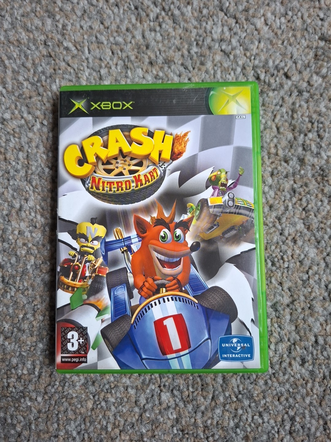 CRASH NITRO KART | JEU XBOX 1ÈRE GÉNÉRATION | COMPLET AVEC NOTICE | PAL FR