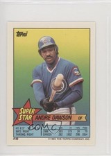 1989 Super Star Sticker Back Cards ( 171) Andre Dawson Jose Canseco #48 HOF 7j0