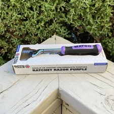 Matco Tools Razor Shave MTCRATRAZORP Promotional Ratchet Purple Handle (READ)