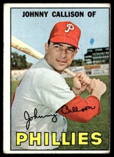 1967 Topps Johnny Callison - Philadelphia Phillies #85