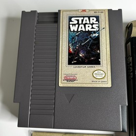 Star Wars (Nintendo NES, 1991 NTSC-U/C) JVC Musical Platformer Manual Included