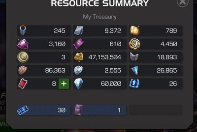Marvels Contest of Champions (MCOC) - lvl 62 Legend title with over 8800 units