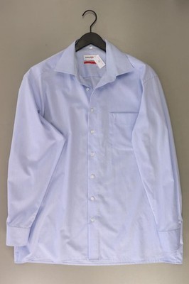   MARVELIS Langarmhemd Regular Hemd für Herren Gr. Hemdgröße 44, XL, 54 blau  