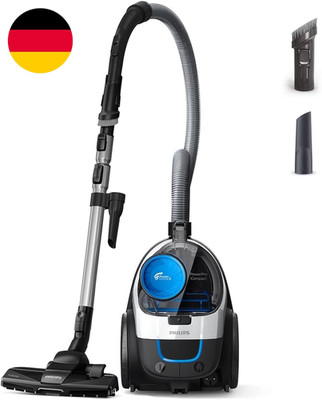 Philips Powerpro Compact Staubsauger   Leicht, Beutellos, 900 W Saugleistung, Tr