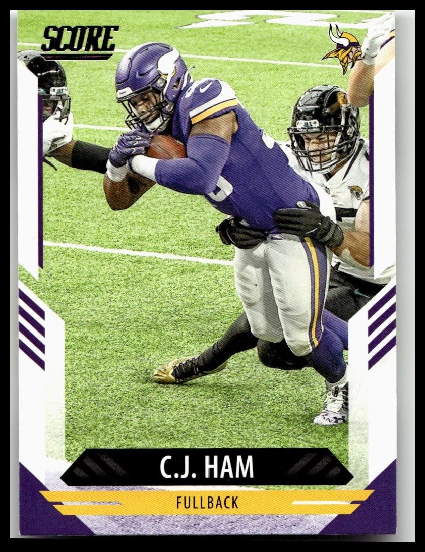 2021 Score #153 C.J. Ham Minnesota Vikings