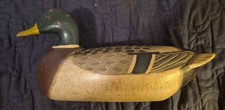 Charles Perdew Hollow Mallard Drake Decoy