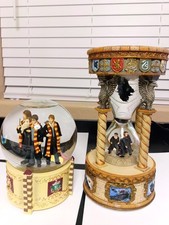 San Francisco Music Box Harry Potter Dementor Hourglass & Ron Hermione In Robes