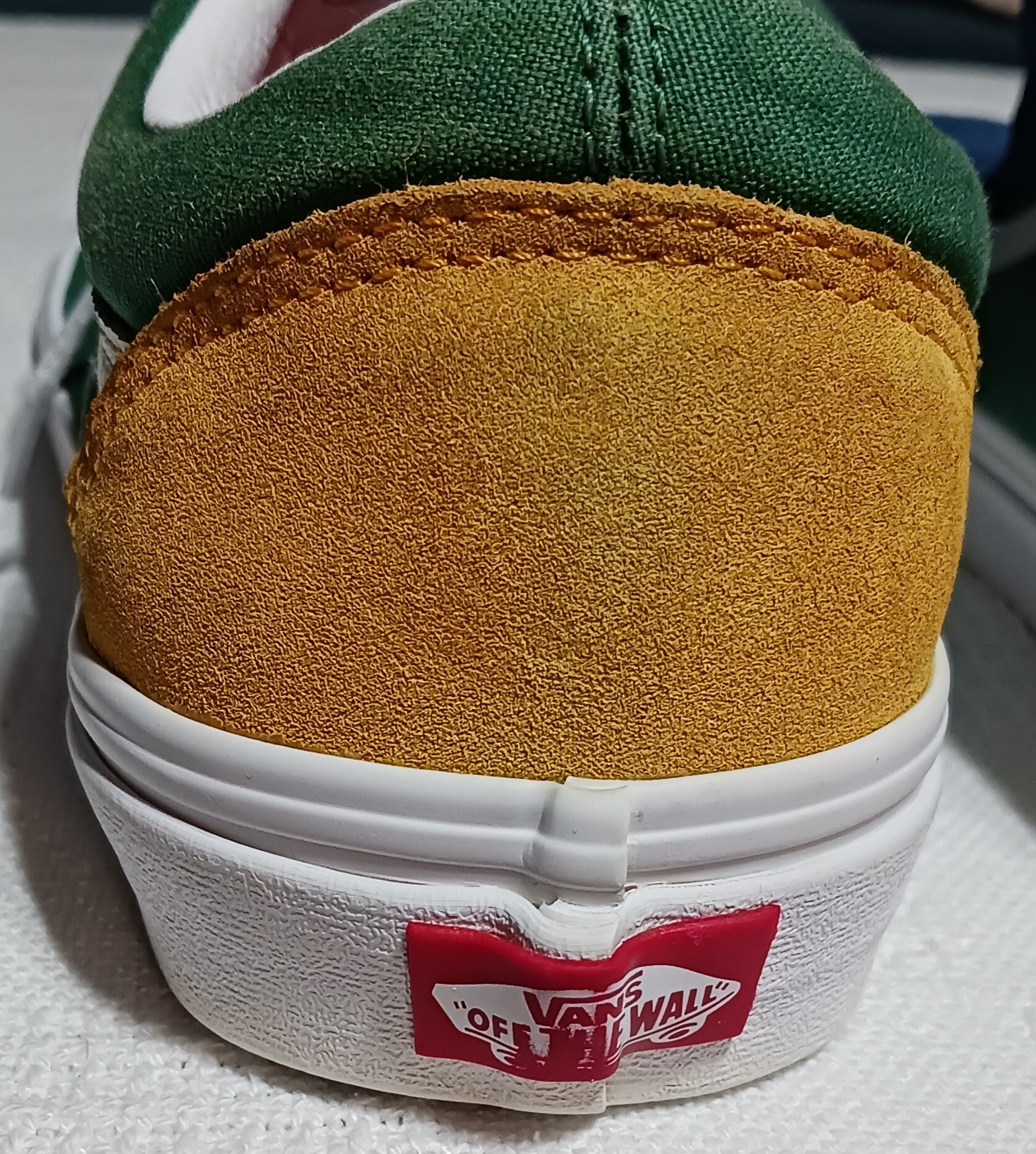 VANS Old Skool "Yacht Club" Sneakers In  Blue, Green, Yellow And Red. Size 9.5 thumbnail 3