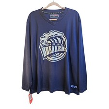 NWT The Breakers #70 Palm Beach FL Jersey Navy White Size M GameWear B15