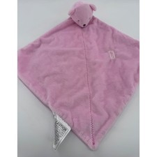 Just One Year Carter's Bear Lovey Baby Pink Precious Firsts Security Blanket