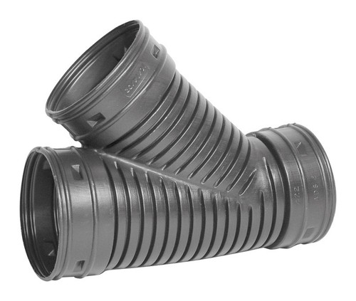 Advance Drainage Systems Schedule 40 6in. Snap T X 6in. D Polyethylene 16in. Wye - 第 1/1 張圖片