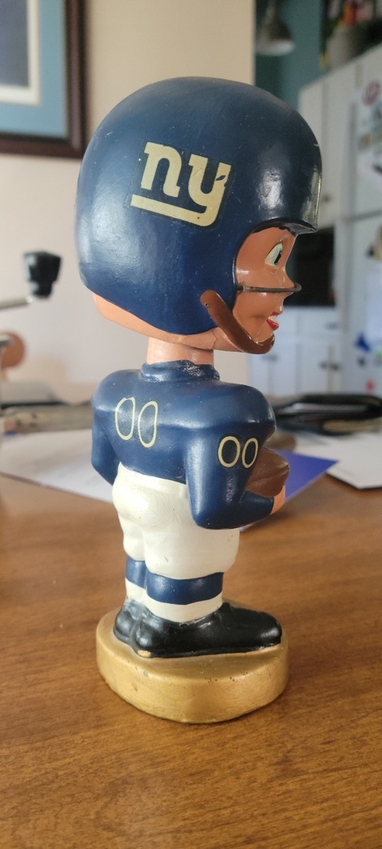 Vintage 1960s NY Football Giants Gold Base Bobblehead Nodder NFL