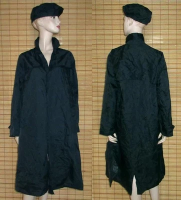 BLAUER REGENMANTEL - RAINCOAT - NYLON - VINTAGE - HELION - GR. L - XL - Bild 1 von 3
