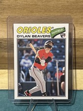 2026 Topps Heritage #48 Dylan Beavers (RC) Baltimore Orioles 