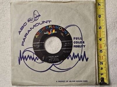 BILLY WARD & HIS DOMINOES YOU'RE MINE (1960)45 RPM 7 