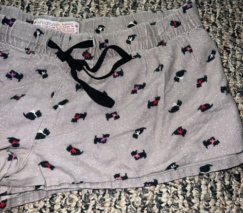 XHILARATION Sleepwear Pajama PJ Shorts, Gray w Dogs Size Medium *FLAW*!!! 🍀 - Picture 11 of 17
