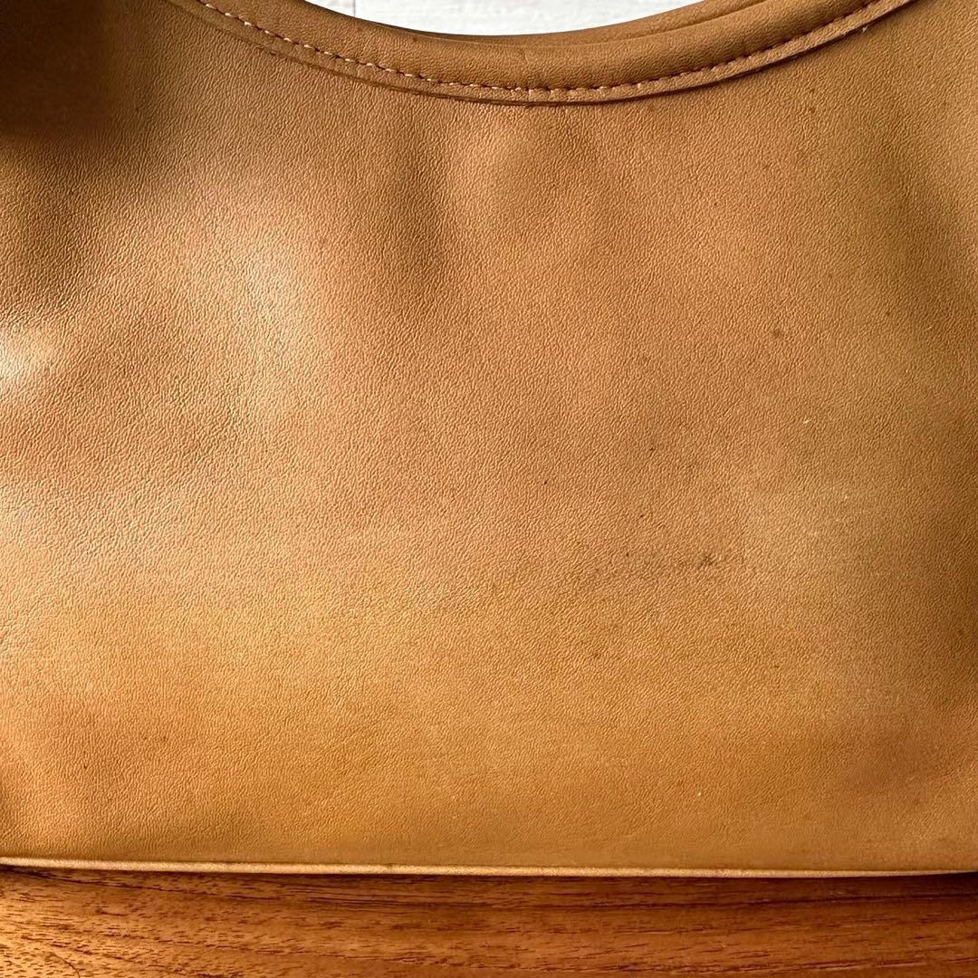 COACH Single Top Handle Bag Handbag 4106 Leather Light Brown Old Coach Vintage thumbnail 13