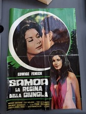 Original 1968 SAMOA LA REGINA DELLA GIUNGLA Italian Film Poster Edwige Fenech
