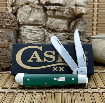 Case XX USA 2025 Smooth Spruce Green 64531 Arrowhead Mini Trapper