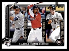 2025 Topps #29 (Aaron Judge / Jose Ramirez / Brent Rooker) LL Card