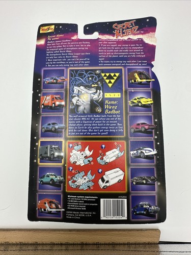 2000 Maisto Transformin Z-hicles Secret Alienz WIREZ Badbots Diecast w/CD Rom - Picture 5 of 7