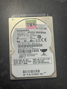 Toshiba MK50560 HDD2E61 572869-001 500GB 2,5" SATA HDD Festplatte