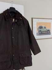 Men’s Barbour Beaufort Wax Jacket Brown C38 Size S/M