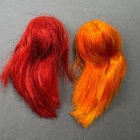 Vintage Barbie Doll Color Magic Red and Orange Wigs