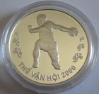 Vietnam 100 Dong 2000 Olympics Sydney Discus Throw Silver