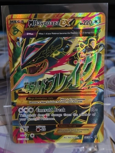 M Rayquaza EX 98/98 Ancient Origins 2015 Shiny Full Art Pokémon