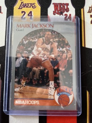 New York Knicks Mark Jackson 1990-91 NBA Hoops #205 Netfix Menendez Brothers