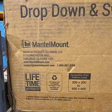 MantelMount MM750 Drop Down Swivel TV Mount 75 in 100 lb VESA 200-600