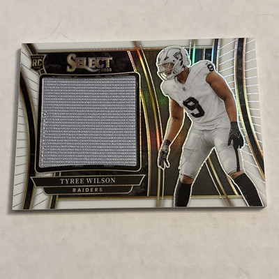 2023 Select Tyree Wilson Rookie #'d /75 White Prizm Swatch Patch RC