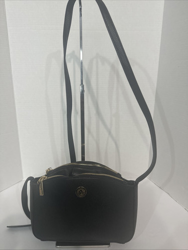 Borsa a tracolla Ann Klein multi scomparto nero/oro - Foto 1 di 9