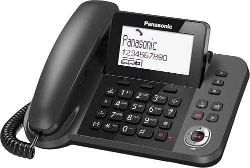 Panasonic KX-TGF320EXM Telefono Digitale Cordless/con Filo con Segreteria Telefo - Zdjęcie 4 z 10
