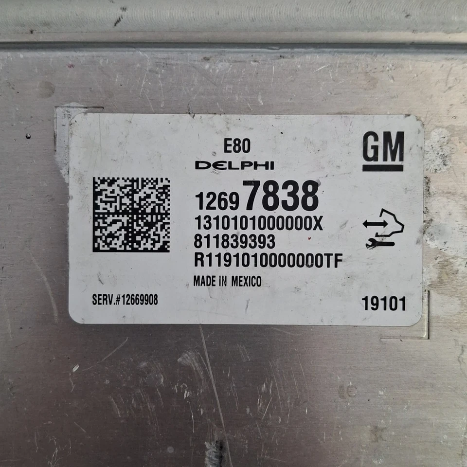 Chevrolet Equinox 2018 2,0 L ECU/ECM 12697838 *programado VIN* Foto 3 de 4