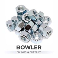 Hex Steel Full Nuts Metric Gr 8 Zinc Plated M2 To M30 Free Shipping DIN 934