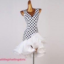 Latin Ballroom Competitio  n Dance Dress Modern Waltz Tango Standard Dress F428