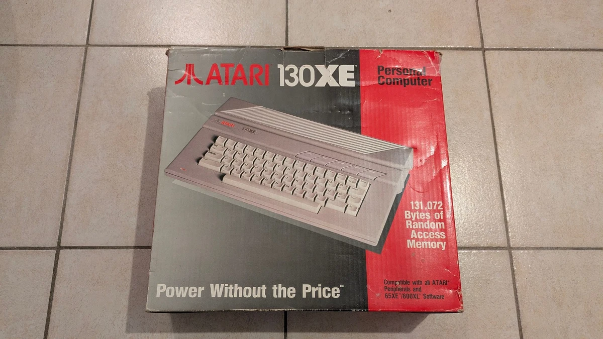 Boîte Vide Atari 130XE Avec Cales Et Notice - Pour Collection Ou Pièces