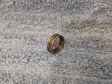 Connecticut 1999 Handcrafted Washington Quarters coin ring, size 6  2