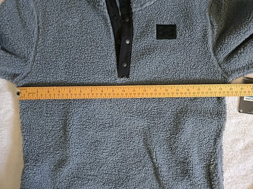 NWT Under Armour UJFHB30F-033 Youth Sherpa 1/4 Snap Pullover, Gray, YXL - Picture 15 of 19
