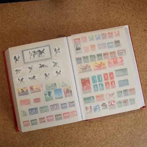 China Collection in Album with Stamps Letters FDC