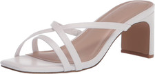 Women'S Amelie Strappy Square Toe Heeled Sandal