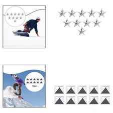 10Pcs Snowboard Stomp Pads Step Pad Enhanced Grip  Professional Anti Slip