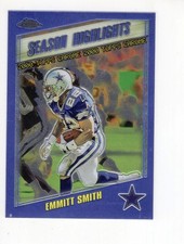 2000 Topps Chrome Emmitt Smith (HOF) #198 Dallas Cowboys Free Shipping