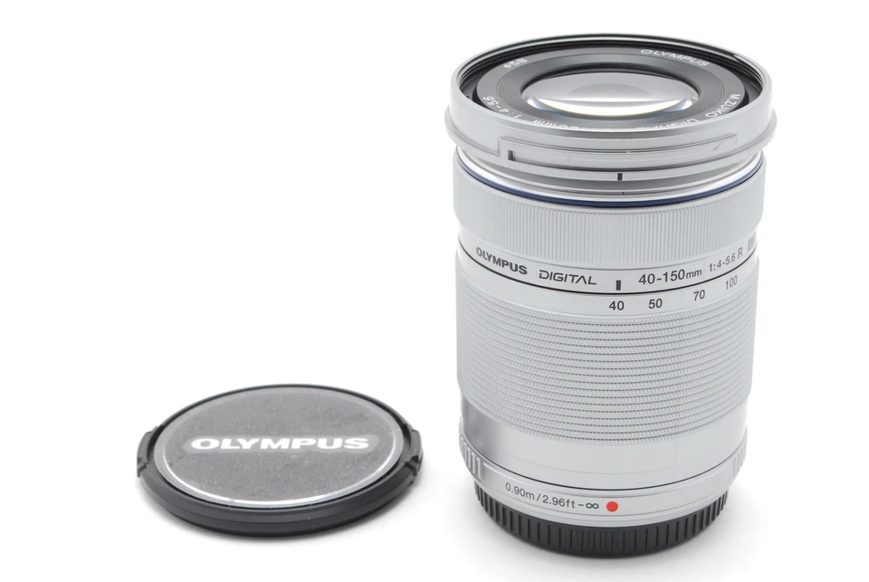 [MINT] OLYMPUS M.Zuiko Digital 40-150mm F4-5.6 R ED MSC Lens Silver FROM JAPAN - Image 2 of 4